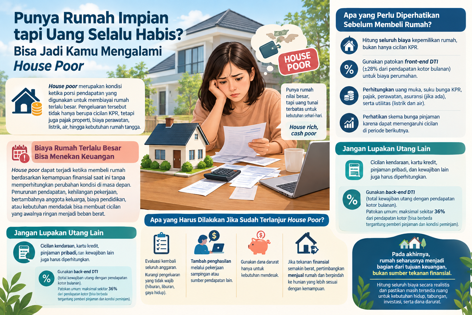 Punya Rumah Impian tapi Uang Selalu Habis? Bisa Jadi Kamu Mengalami House Poor