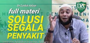 Ustadz dr Zaidul Akbar, Dokter Ahli Gizi Sekaligus Pencetus Jalan Sehat Rasulullah