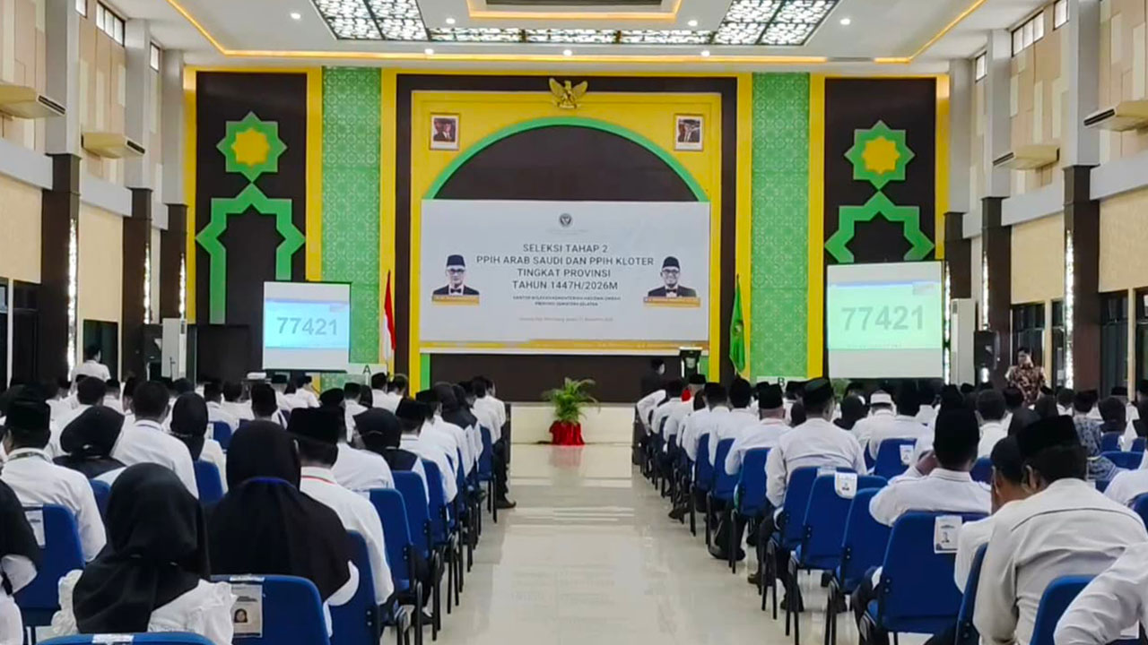 205 Calon Petugas Haji Provinsi Sumatera Selatan Ikuti Seleksi Tahap 2