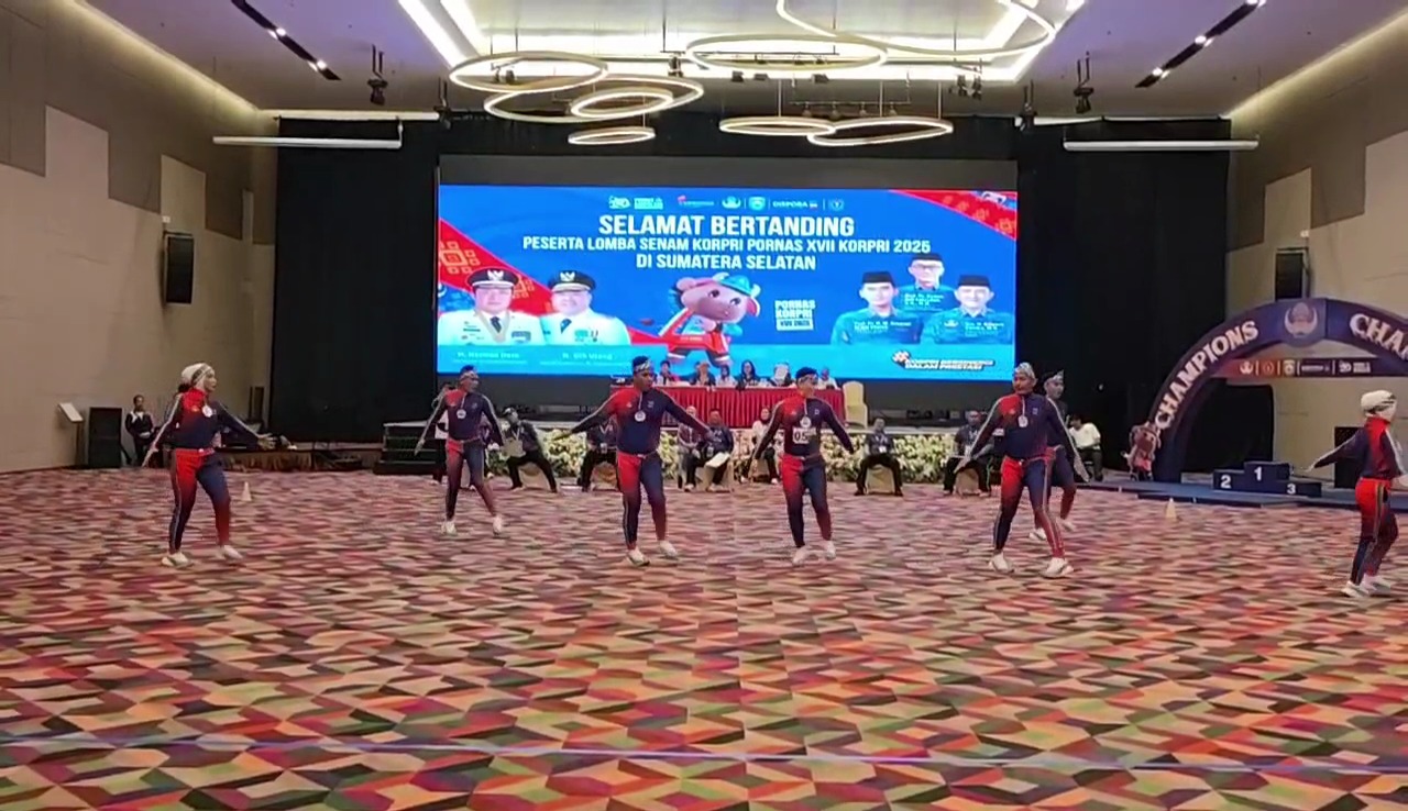 Sumsel Posisi ke 5 Klasemen Sementara Pornas XVII KORPRI 2025