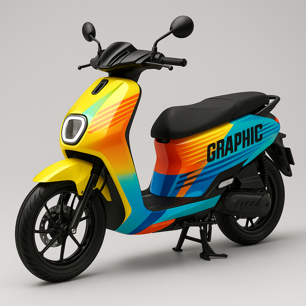 Motor Listrik Kini Tampil Makin Gaya! Warna dan Grafis Baru Bikin Makin Pede di Jalan