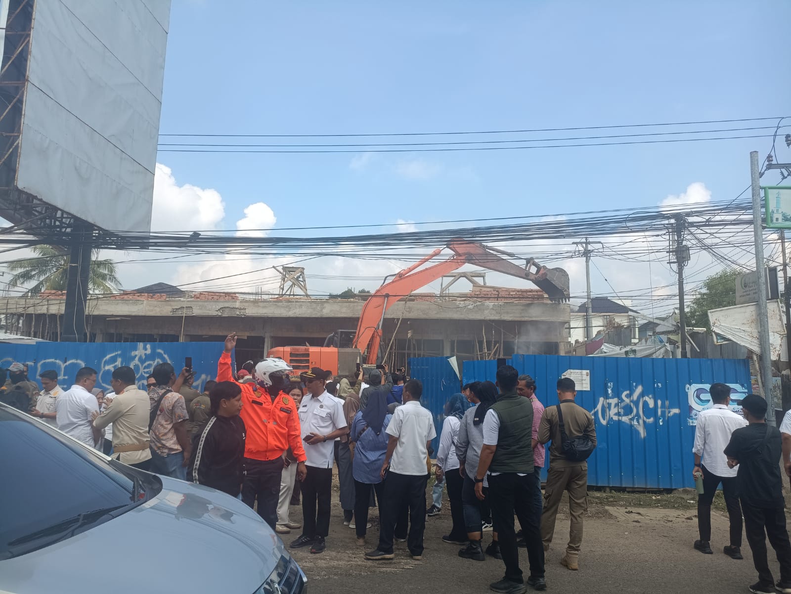 Ruko 6 Pintu Milik Afat Dirobohkan Satpol PP Palembang, Ini Alasanya!