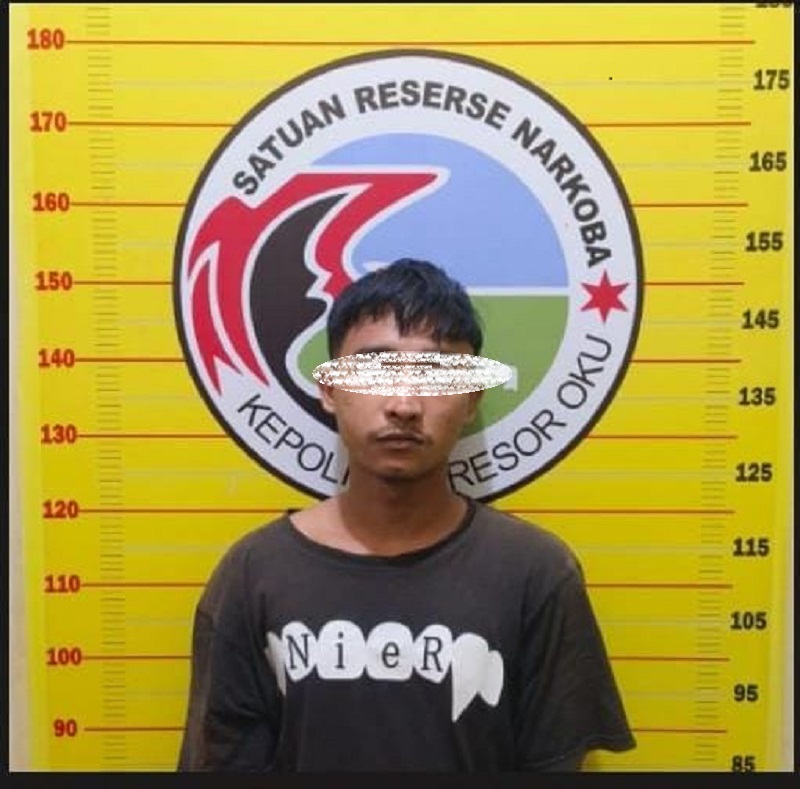 Simpan Sabu Dirumah, MSP Terpaksa Malam Mingguan di Polres OKU