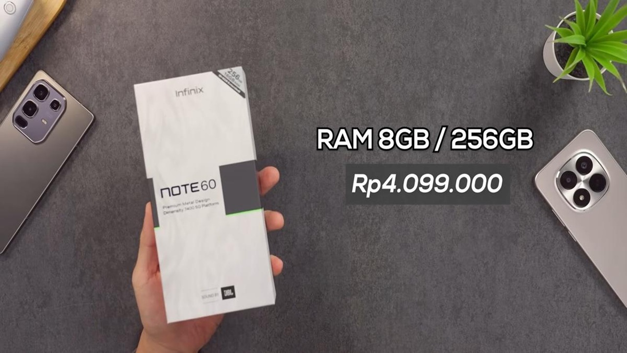 Infinix Note 60 Gebrak Pasar Dengan Fitur Mewah