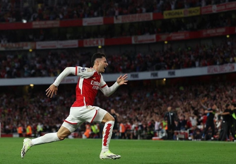 Gabriel Martinelli Menjadi Pahlawan Kemenangan Arsenal Dengan Gol Dramatis Melawan Manchester City