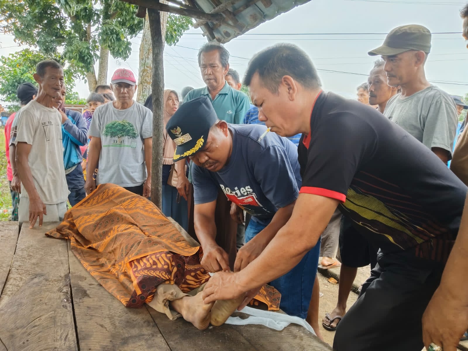 Polsek Tanjung Batu Olah TKP Penemuan Mayat, Ini Sebabnya!