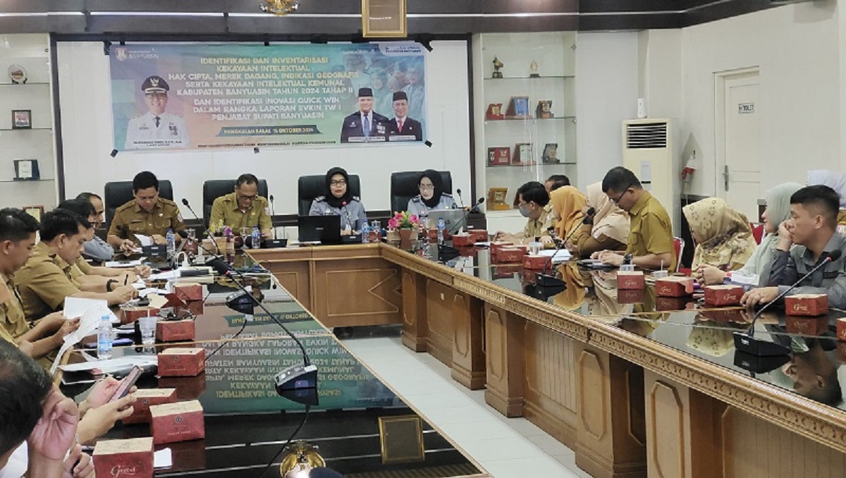 Kemenkumham Sumsel dan Pemkab Banyuasin Sosialisasikan Pentingnya Kekayaan Intelektual