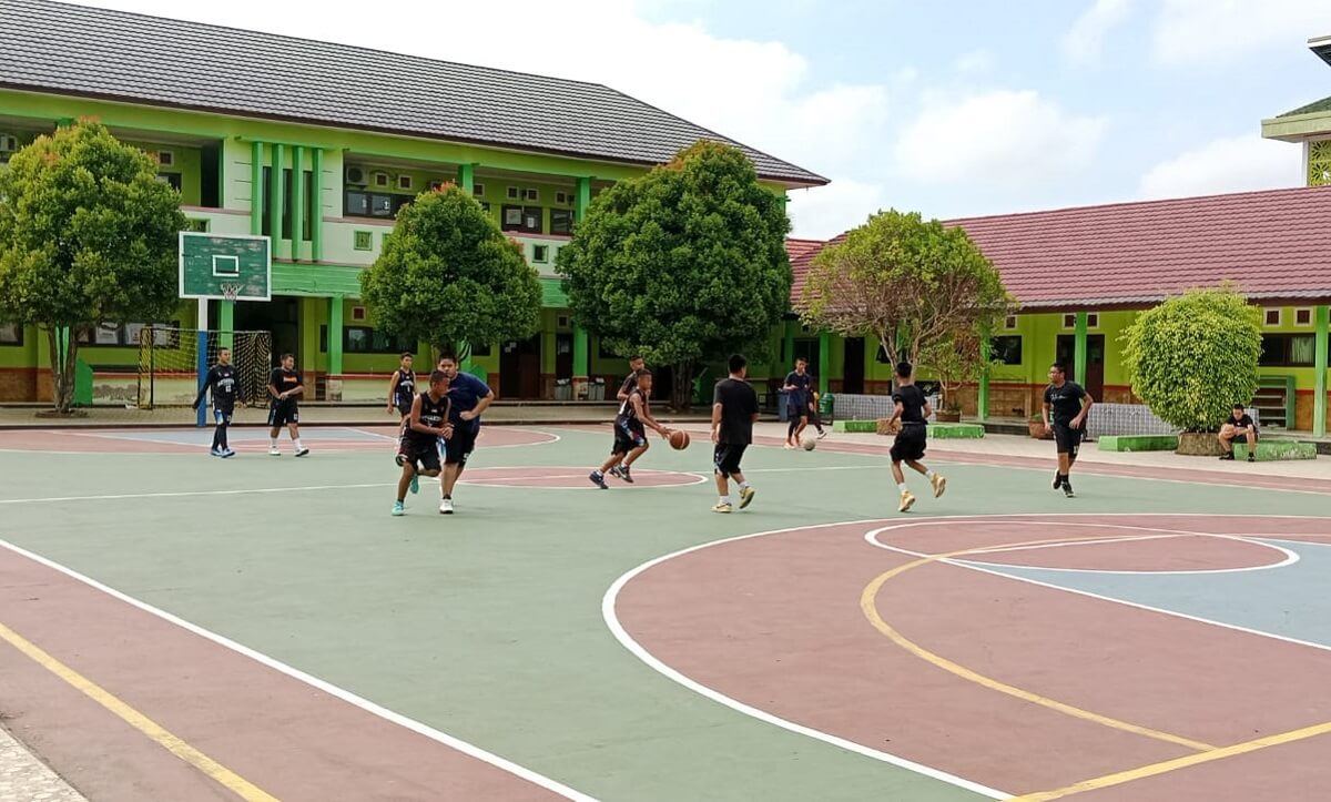 SMP Negeri 8 Palembang dan MTs Negeri 2 Palembang Targetkan Juara 3x3 Junior Basketball Championship Seri 2