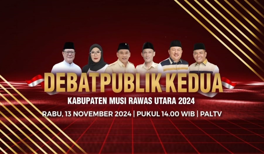 Debat Kedua Pilkada Muratara Siang Ini, Saksikan Langsung di PALTV!