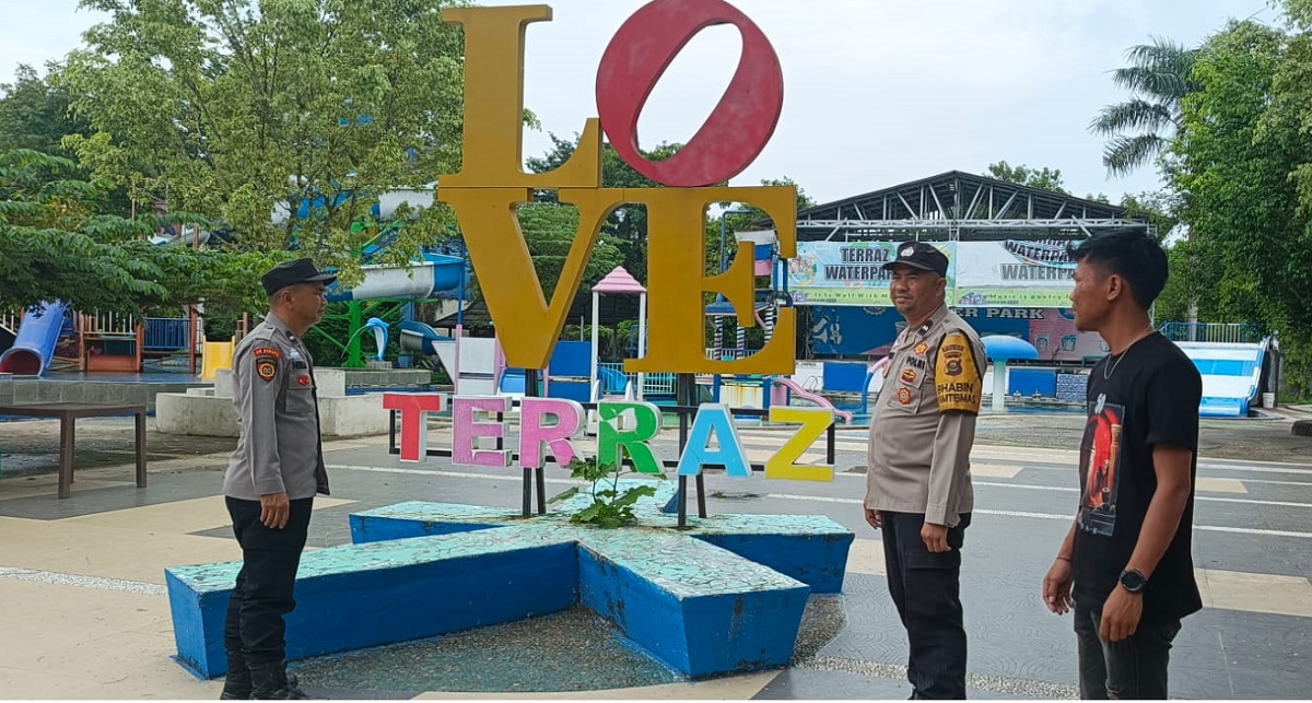 Polsek Tanjung Batu Laksanakan Pengamanan masyarakat di Obyek Wisata