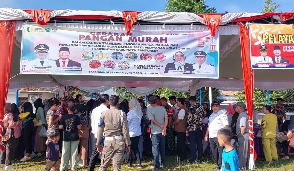 Pemerintah Kabupaten Banyuasin Kembali Gelar Operasi Pasar Murah dan Pelayanan Kolaboratif