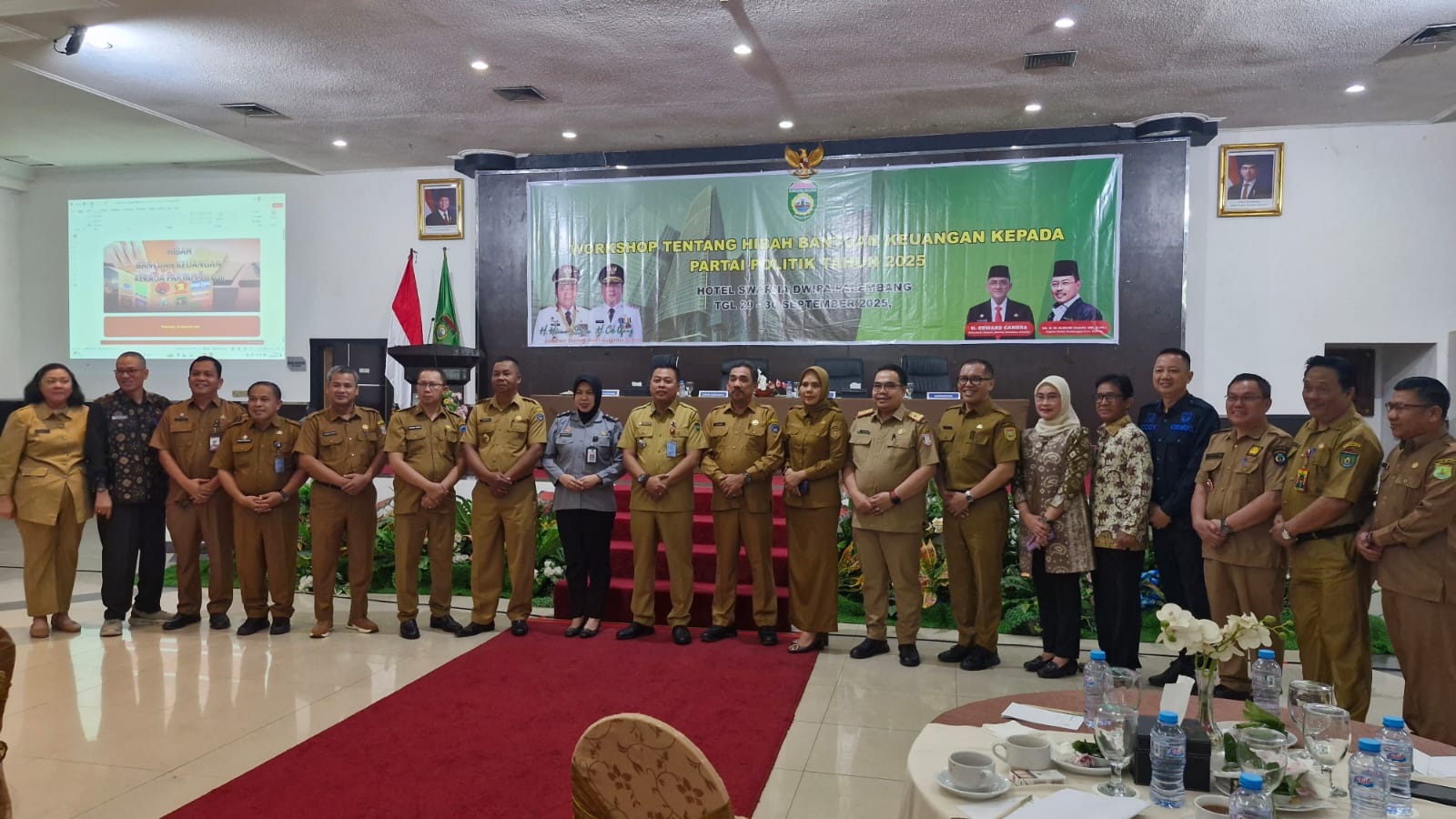 Kemenkum Sumsel Hadiri Workshop Hibah Bantuan Keuangan Kepada Partai Politik: Tegaskan Pentingnya Legalitas