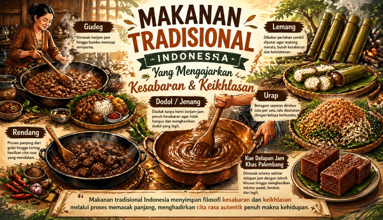 Dari Gudeg hingga Kue 8 Jam, Filosofi Mendalam di Balik Rasa Tradisional