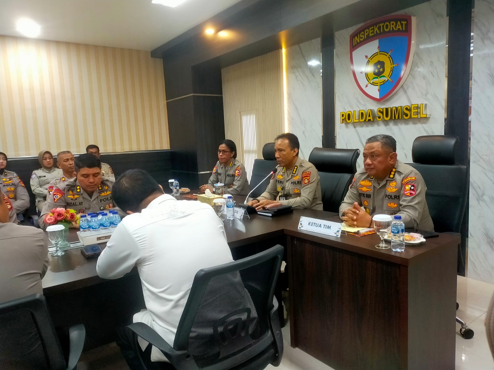 Itwasum Polri Lakukan Reviu dan Klarifikasi Pengawasan Internal di Polda Sumsel