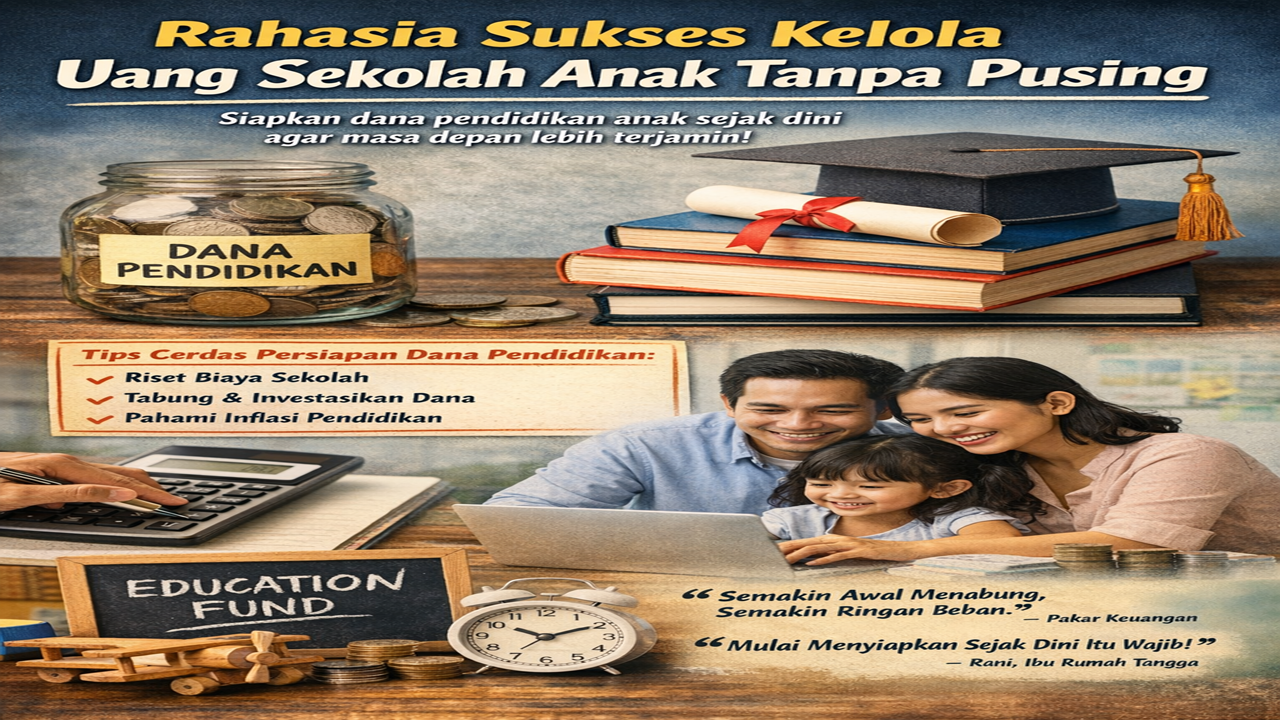 Rahasia Sukses Kelola Uang Sekolah Anak Tanpa Pusing