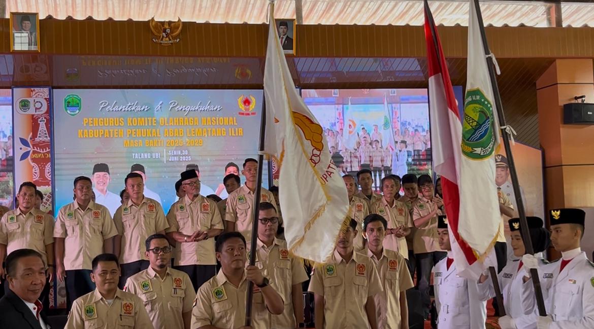 Firman Irpama Resmi Dilantik Jadi Ketua KONI PALI Periode 2025-2029