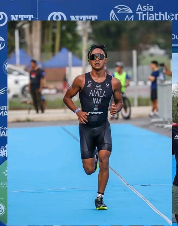 Rashif Amila Yaqin Sumbang Emas Pertama untuk Indonesia di SEA Games 2023 Kamboja Cabor Aquathlon