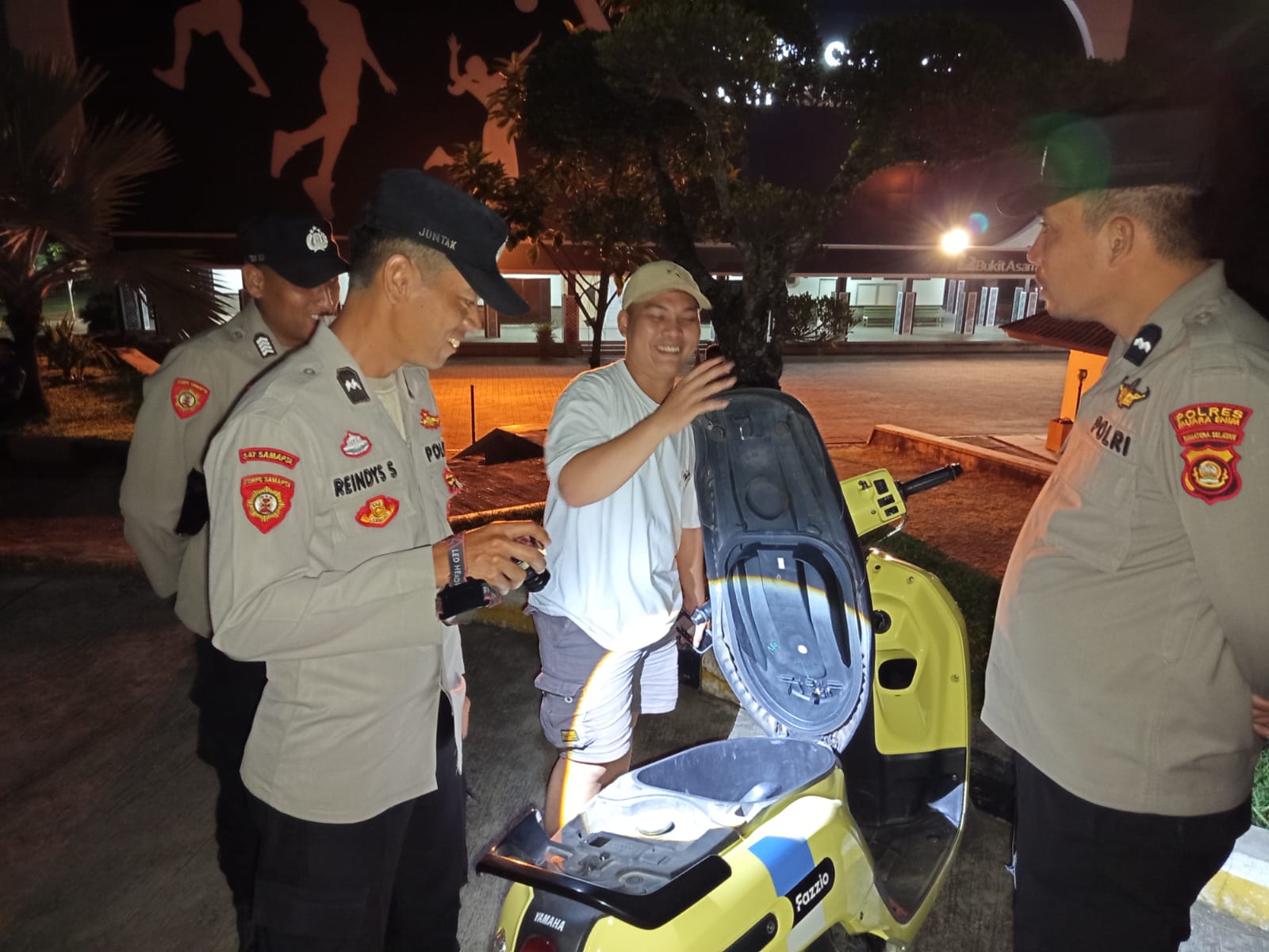 Polsek Lawang Kidul Intensifkan Patroli Malam, Cegah Kejahatan dan Balap Liar di Muara Enim