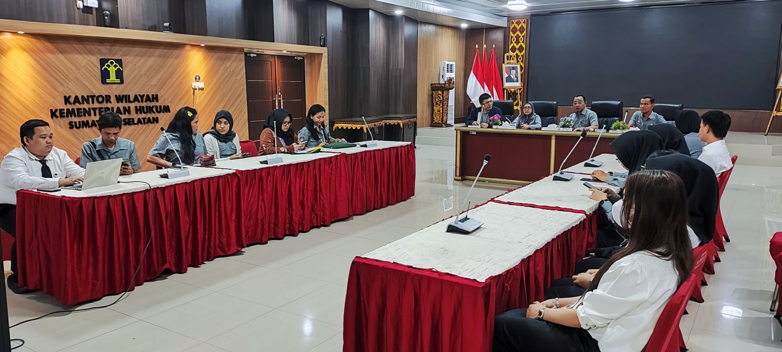 Perkuat Demokrasi, Kanwil Kemenkum Sumsel Sinkronisasi Prosedur SKT Partai Politik Bersama Ditjen AHU