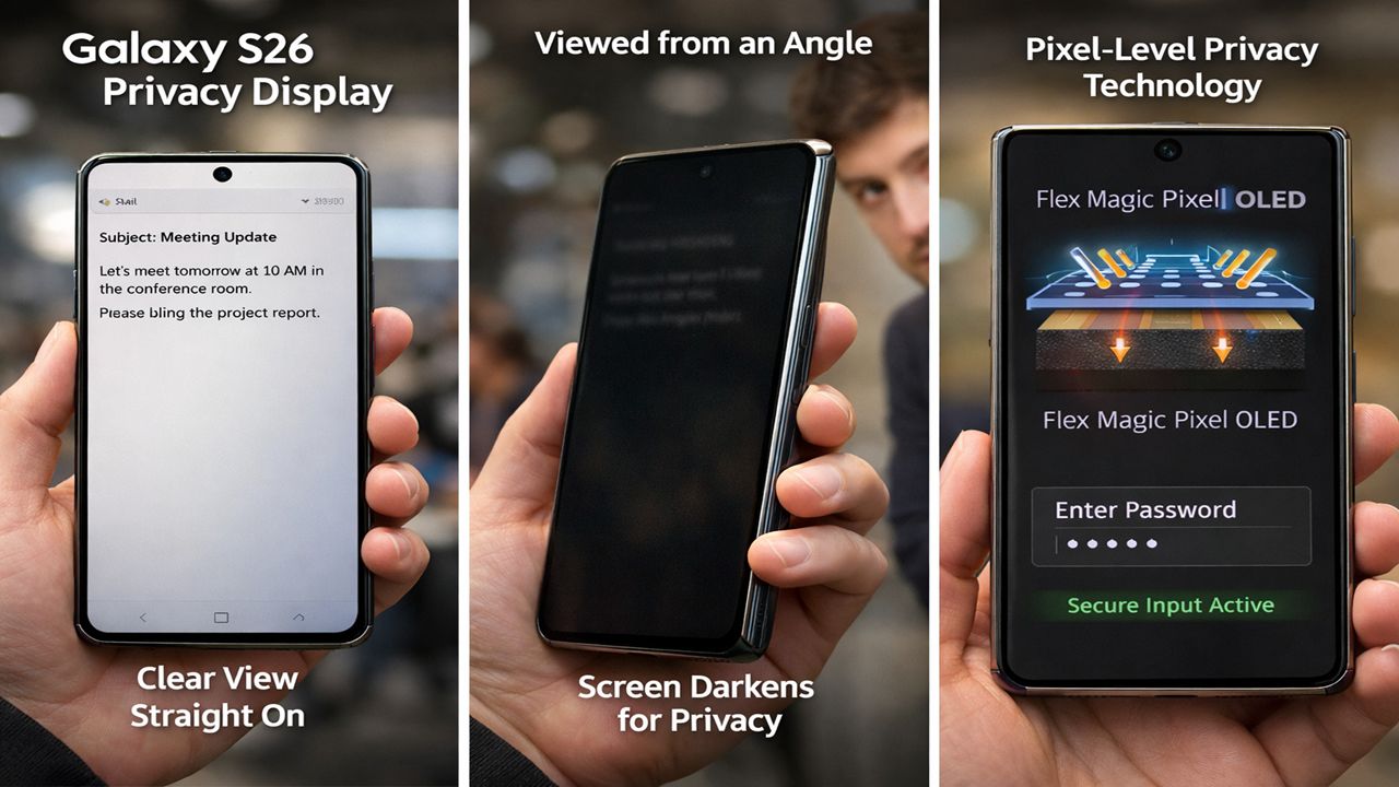 Samsung Galaxy S26 Bawa Privasi Layar ke Tingkat Baru
