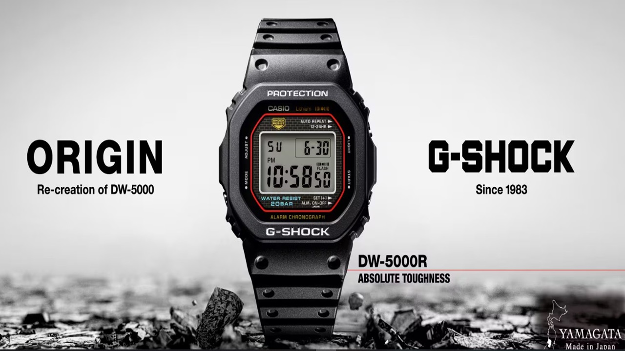 Casio Kembali Klasik:  Dw-5000R  Penghargaan Untuk Jam Tangan G-shock Pertama