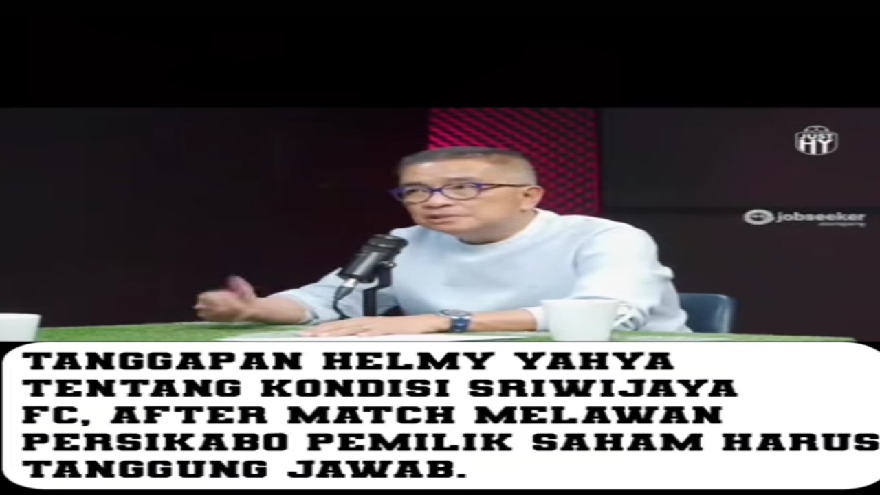 Helmy Yahya: Sriwijaya FC Memerlukan Figur Terpercaya untuk Menggandeng Sponsor