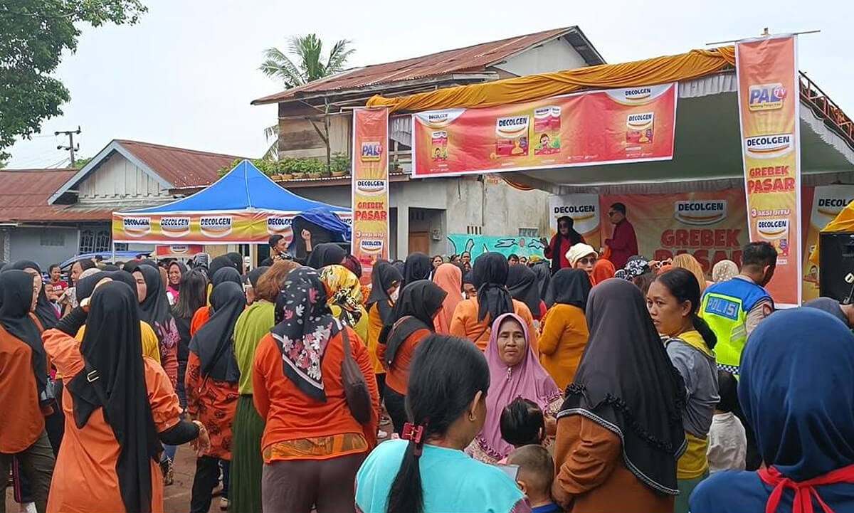 Decolgen Gelar Grebek Pasar Bersama PALTV Sembari Hibur Masyarakat Palembang