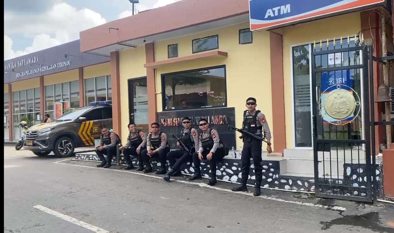 Aman dan Kondusif, Polres Muara Enim Tetap Waspada
