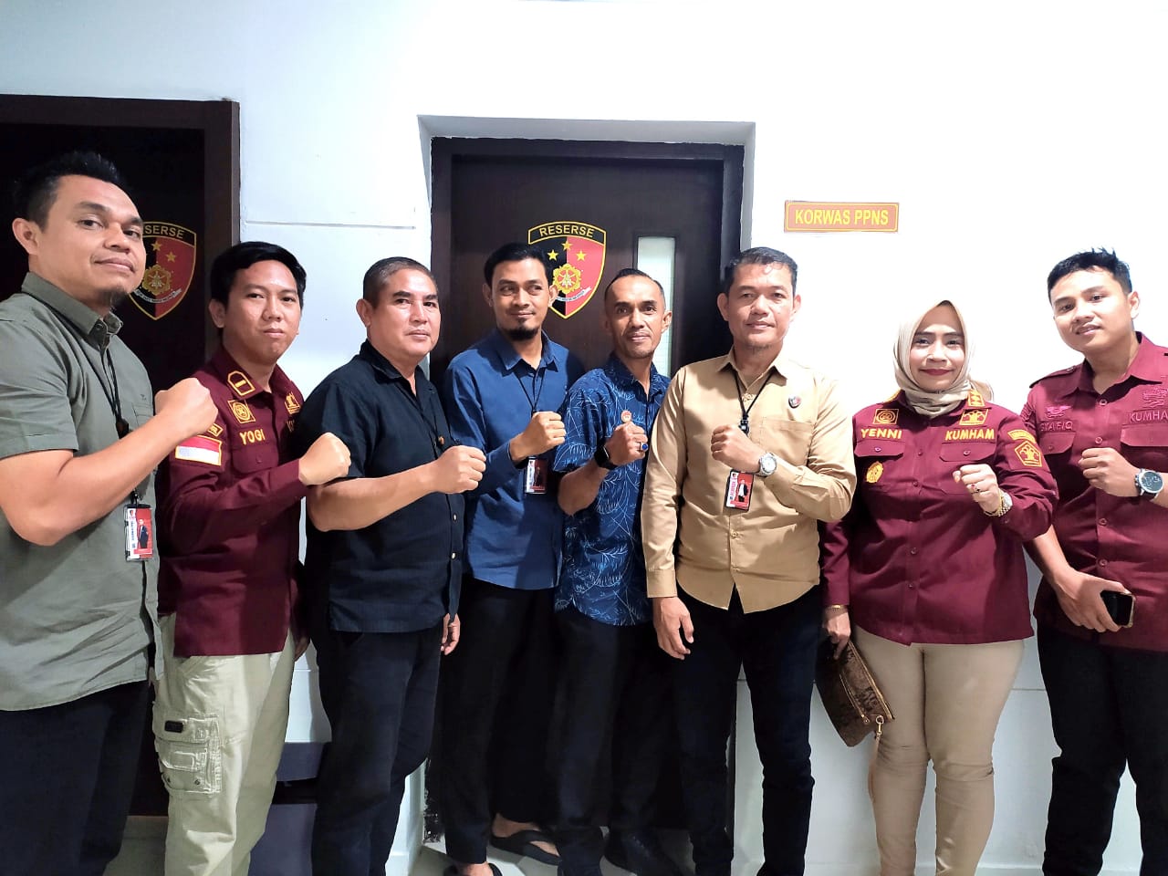 Kanwil Kemenkum Sumsel Perkuat Sinergi dengan Polda Sumsel dalam Penegakan Hukum Kekayaan Intelektual