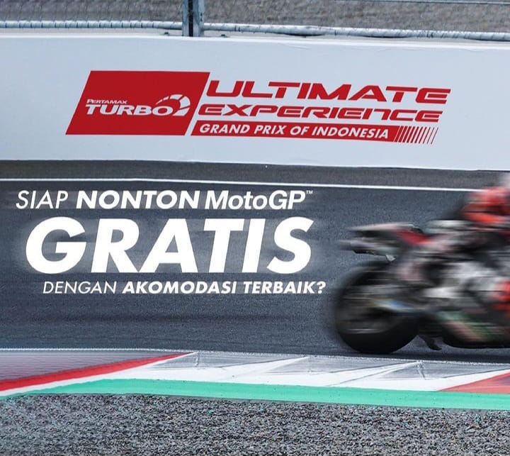 Ayo Ikutan Turbo Ultimate Experience Pertamina, Menangkan Fasilitas Full Gratis Nonton MotoGP Mandalika 