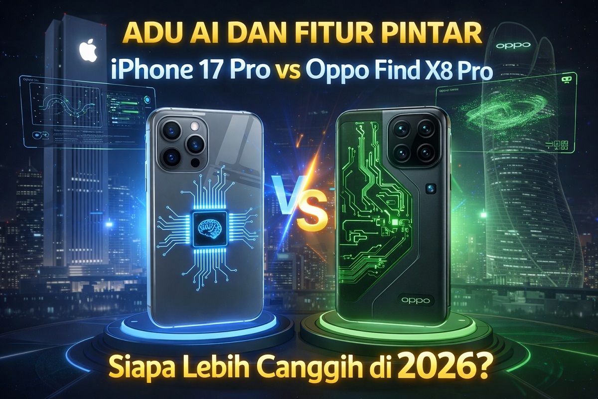 Adu AI dan Fitur Pintar iPhone 17 Pro vs Oppo Find X8 Pro, Siapa Lebih Canggih di 2026?