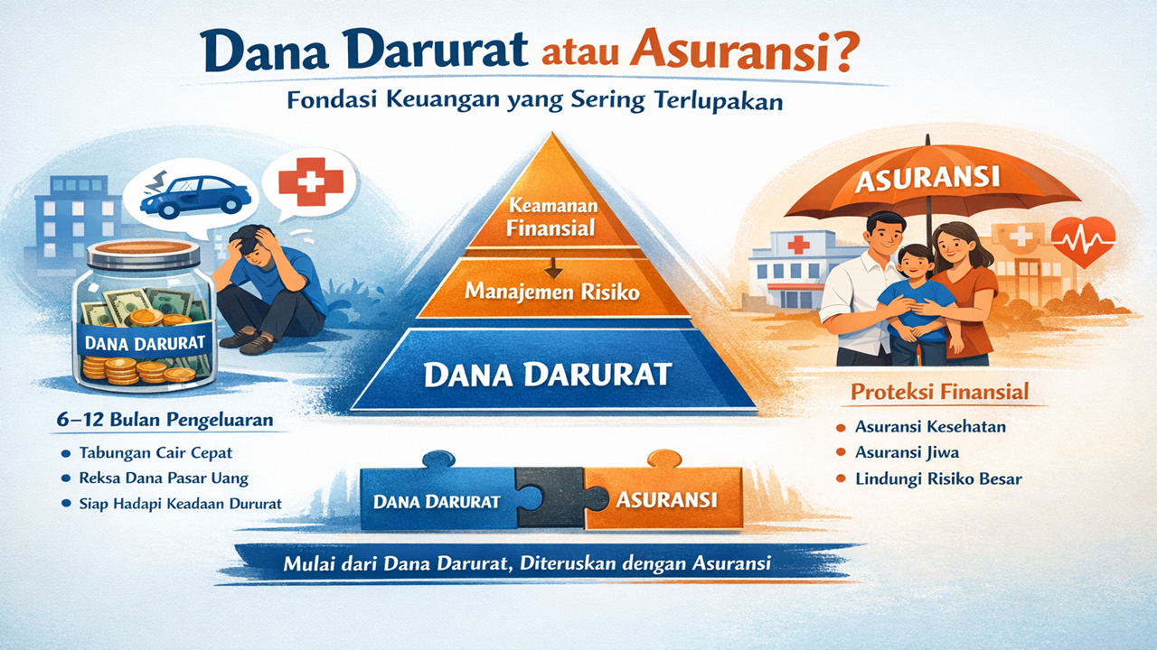 Dana Darurat atau Asuransi? Fondasi Keuangan yang Sering Terlupakan
