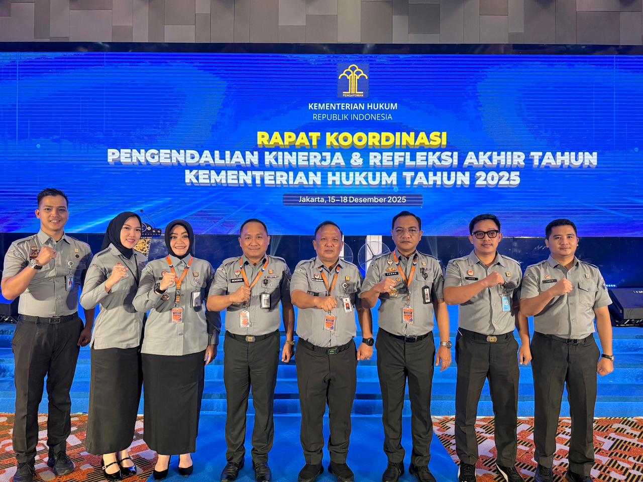 Kanwil Kemenkum Sumsel Ikuti Rakor Pengendalian Kinerja, Fokus Optimalisasi Layanan Transformasi Digital