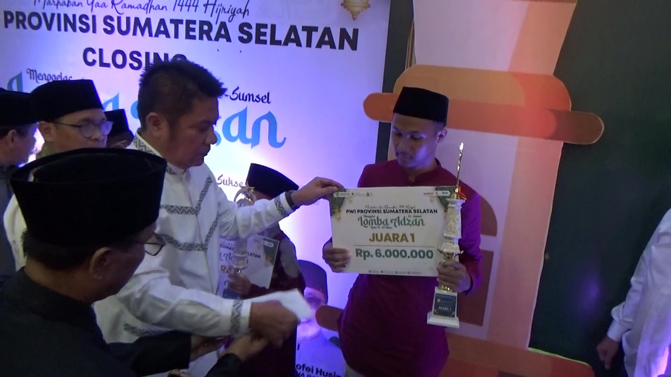 Piala Gubernur Sumsel Lomba Adzan Diharapkan Memantik Semangat Pemuda
