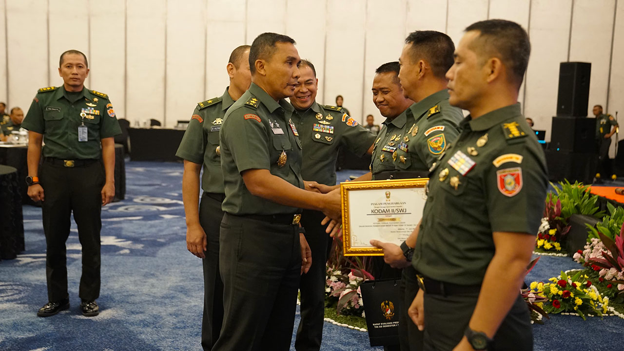Selamat! Kodam II/Sriwijaya Raih Peringkat Ke-2 dari Mabes TNI AD