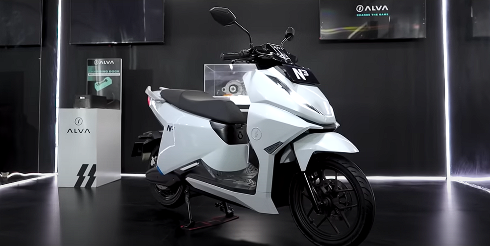 N3 Motor Listrik Terbaru Dari Alva Dengan Desain Yang Modern