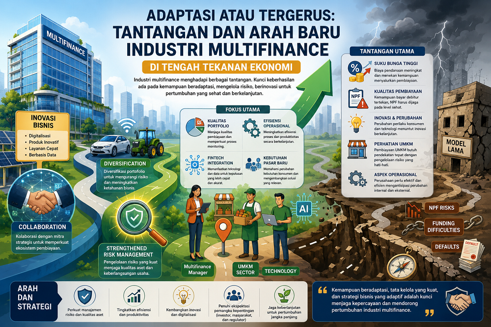 Adaptasi atau Tergerus: Tantangan dan Arah Baru Industri Multifinance di Tengah Tekanan Ekonomi