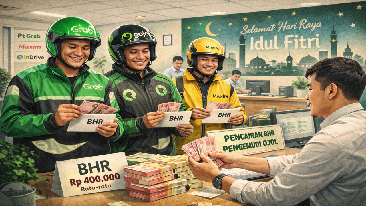 BHR Pengemudi Ojol 2026 Segera Dibayar, Nominal Berbeda Antar Aplikator