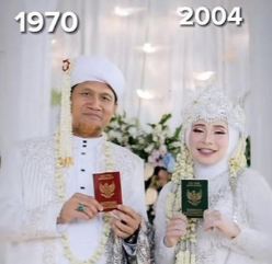 Kisah Viral Pernikahan Beda Usia 34 Tahun di Bekasi, Kejutan Suami yang Dikira Ayah Pengantin!