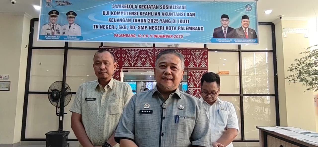 Disdik Palembang Gelar Sosialisasi Peningkatan Kompetensi Bendahara BOS 