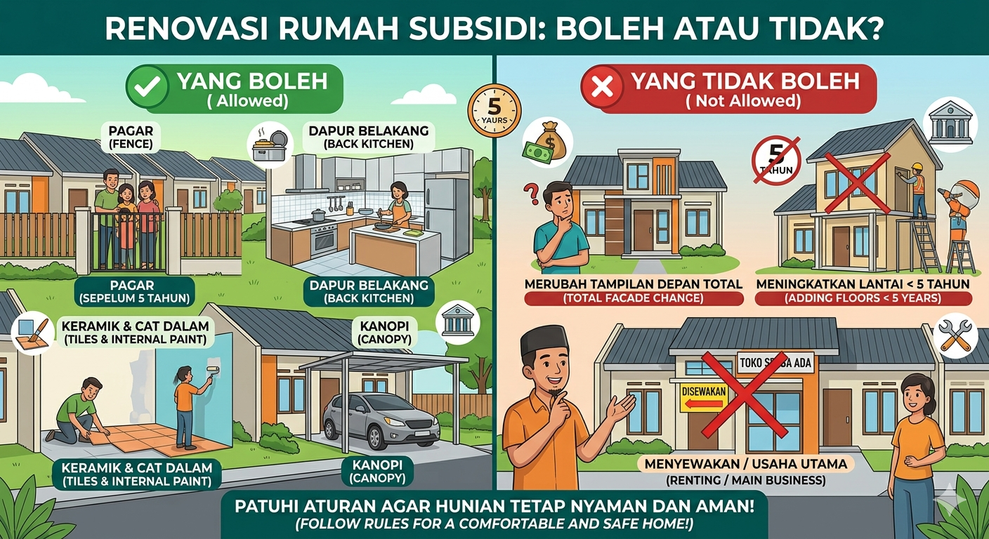 Renovasi Rumah Subsidi: Boleh atau Tidak? Ini Penjelasannya