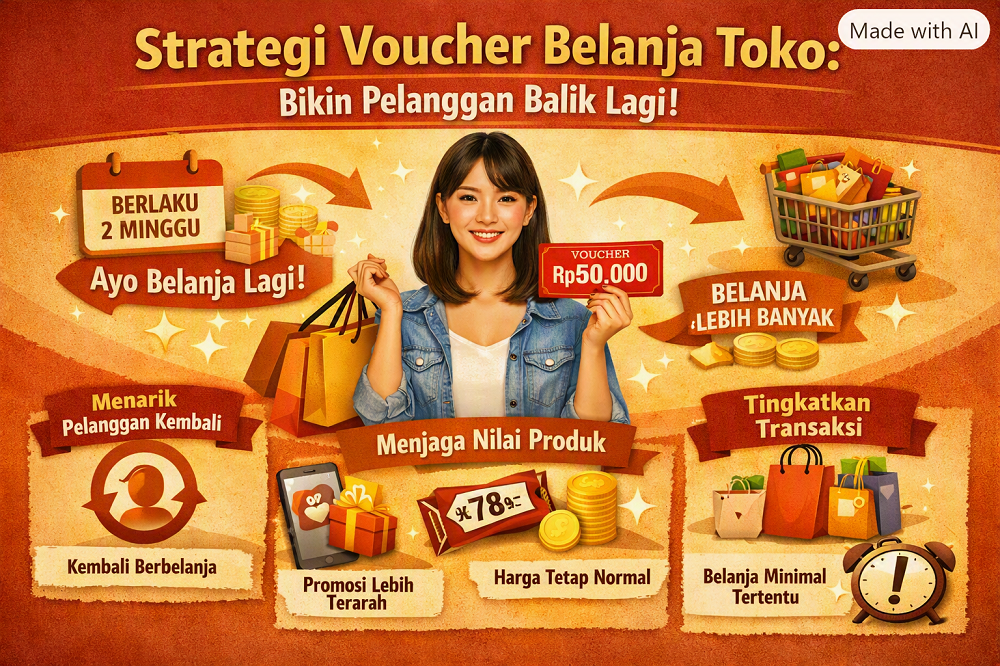 Dapat Voucher Belanja? Ini Strategi Toko agar Kamu Balik Lagi