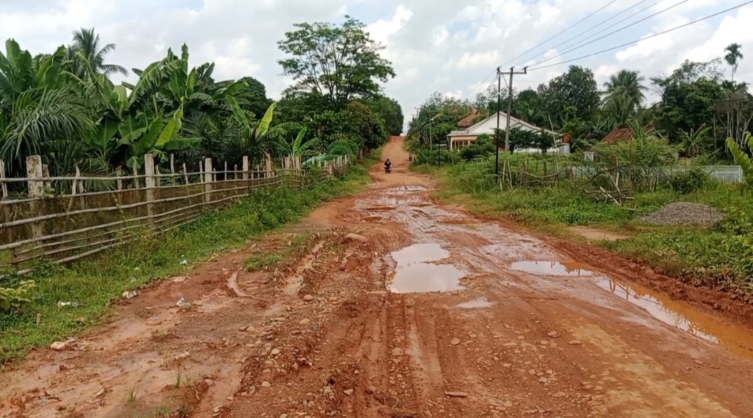 Jalan Rusak Parah, Warga Banyuasin Harapkan Perbaikan Segera