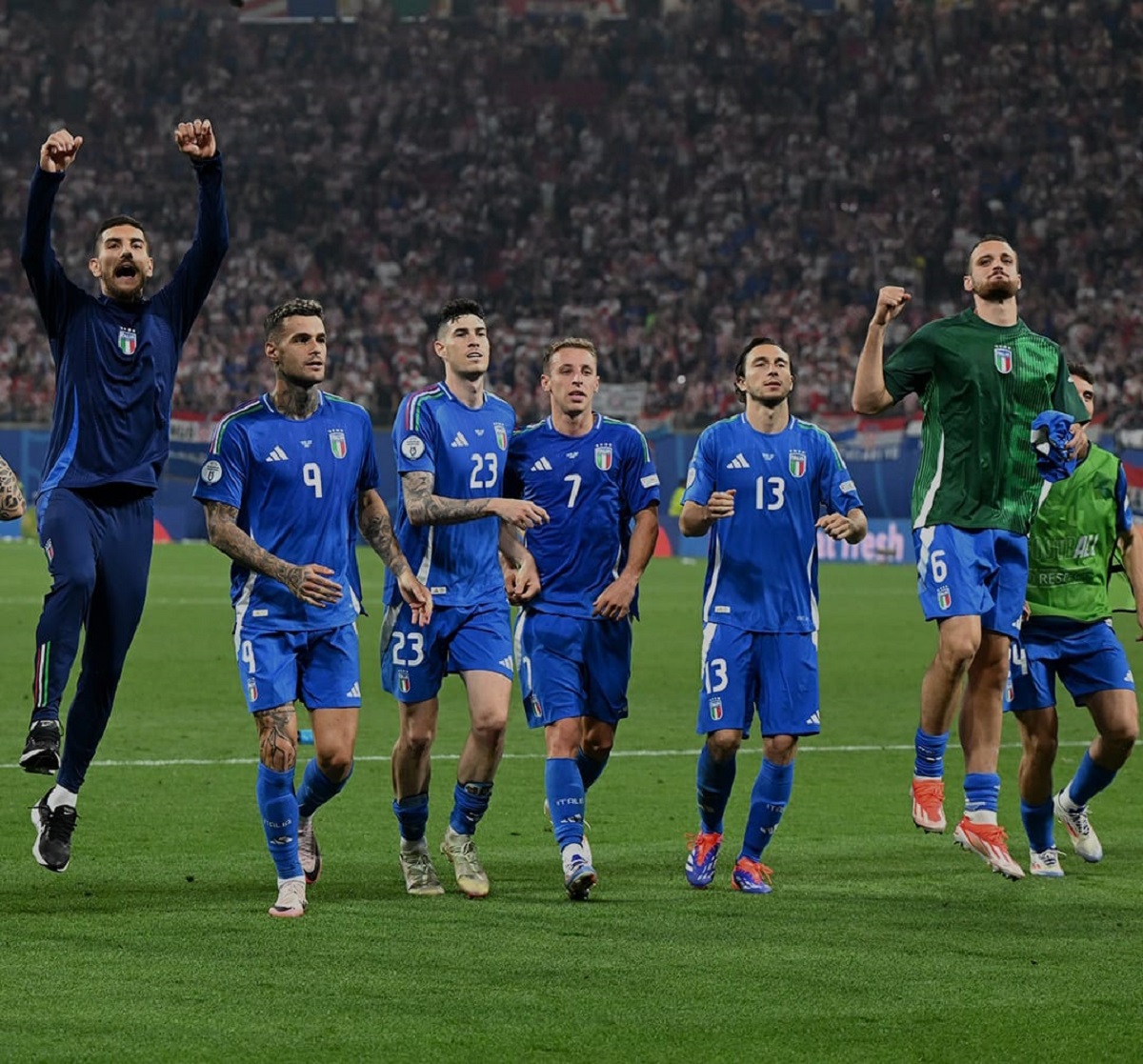  Dramatis, Sempat Tertinggal Gli Azzuri Akhirnya Pastikan Lolos Ke 16 Besar Euro 2024