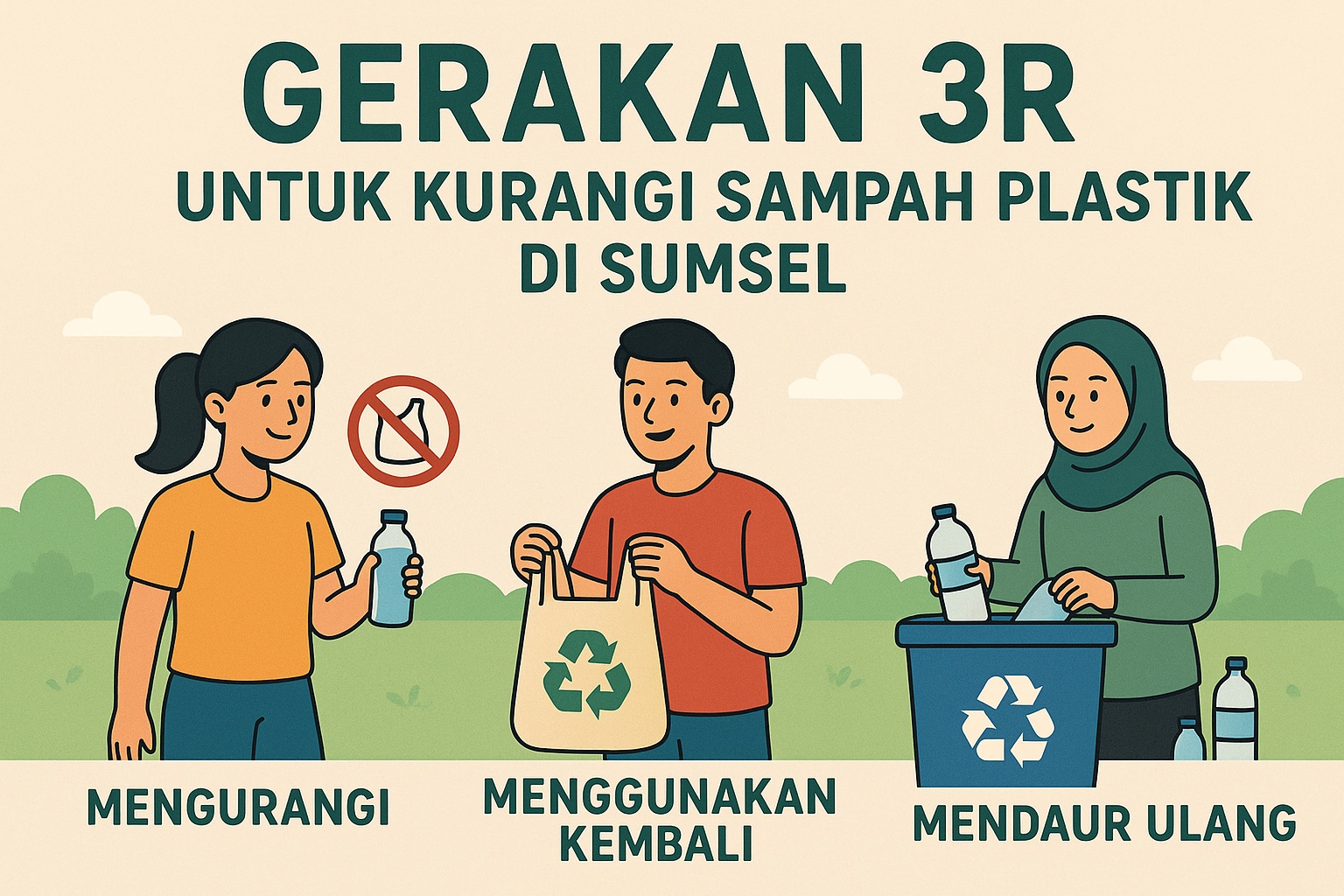 Gubernur Himbau Gerakan 3R untuk Kurangi Sampah Plastik di Sumsel