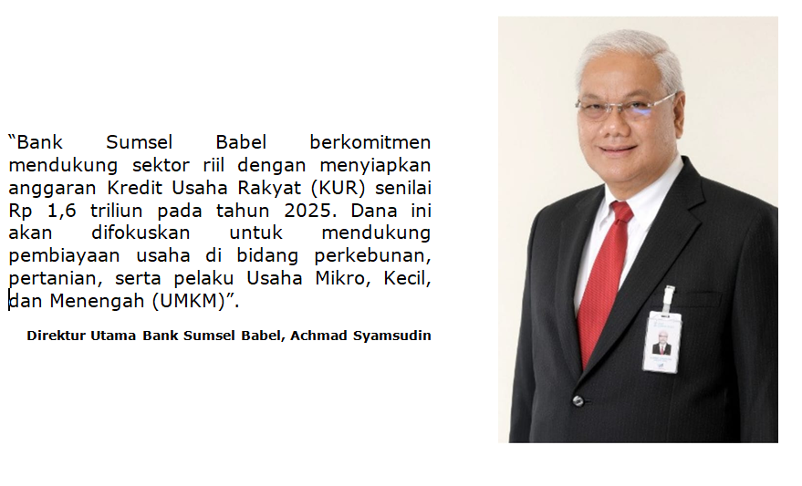Siap-siap! Bank Sumsel Babel Alokasikan Rp1,6 Triliun KUR