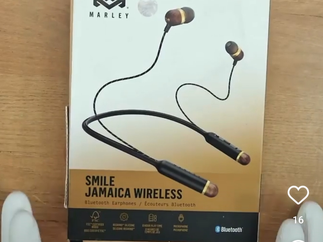 Headset House of Marley Smile Jamaica Earphone Nirkabel Murah dengan Suara Bagus