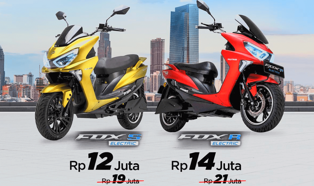 Skutik Listrik Polytron Fox S Kembaran Yamaha N-Max Jadi Alternatif, Begini Spesifkasinya!