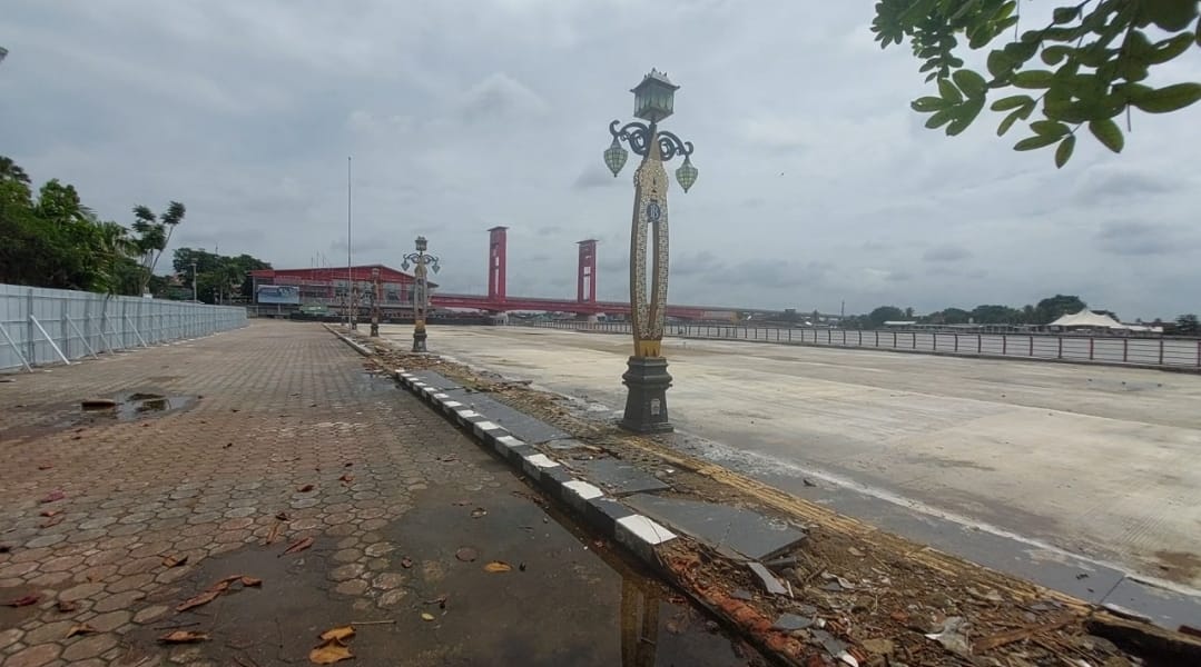 Revitalisasi Plantara BKB Belum Rampung, Kawasan Masih Dipagari Seng