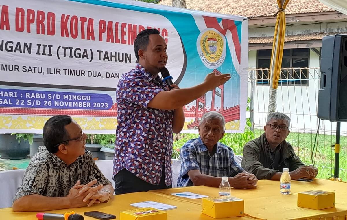 Reses Hari Ke-5, Anggota DPRD Kota Palembang M Hidayat Serap Aspirasi Warga Jalan Ratu Sianum Secara Optimal